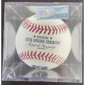 2016 MLB Spring Training Rawlings Baseball FL Official Game Ball w/ Cube